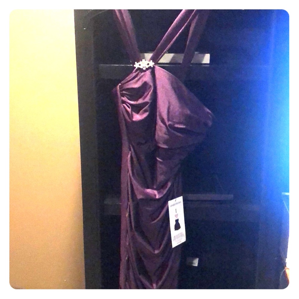 Deep purple formal/party dress